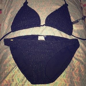 Gorgeous black and gold bathing suit